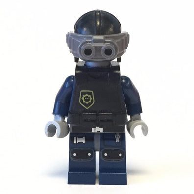 LEGO Minifigure-Robo SWAT with Robot Goggles-The LEGO Movie-TLM055-Creative Brick Builders
